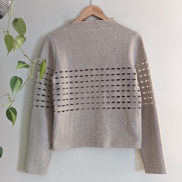 TSE | Felted Tile Skirt + Tile Top Italian Wool | Luxury - Picture 7 of 15